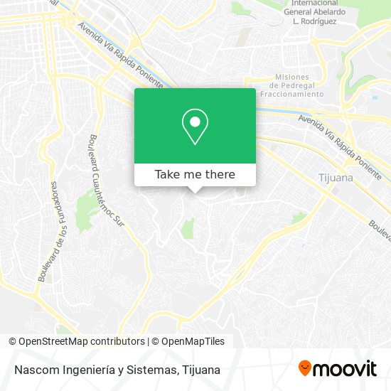 Mapa de Nascom Ingeniería y Sistemas