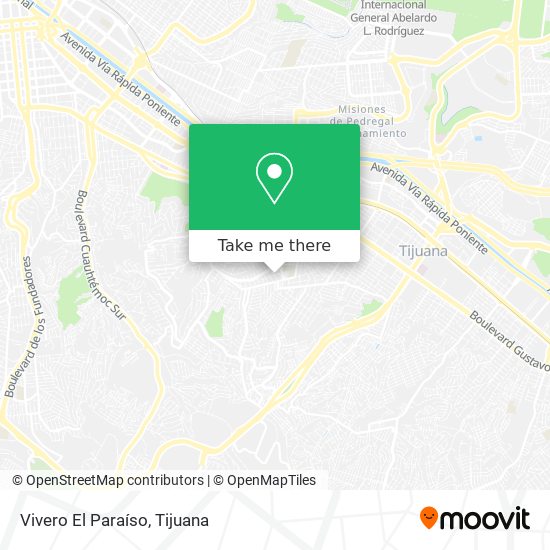 Mapa de Vivero El Paraíso