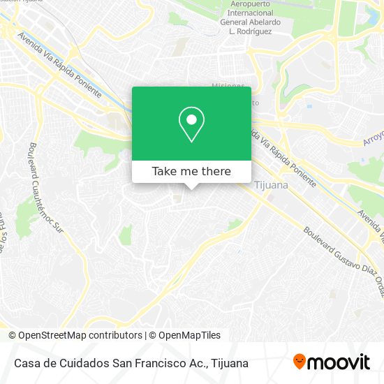 Casa de Cuidados San Francisco Ac. map