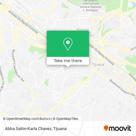 Abba Salón-Karla Chavez map