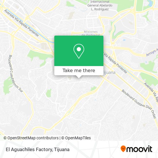 Mapa de El Aguachiles Factory