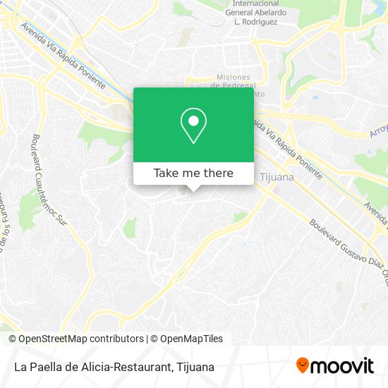 La Paella de Alicia-Restaurant map