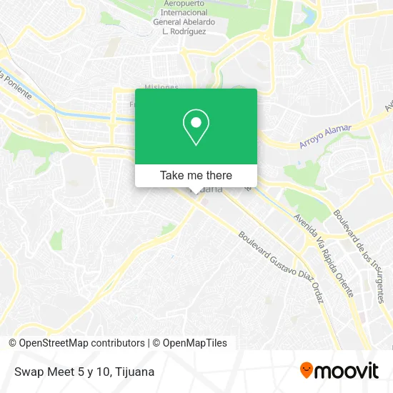 Mapa de Swap Meet 5 y 10