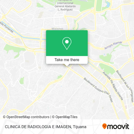 Mapa de CLINICA DE RADIOLOGIA E IMAGEN