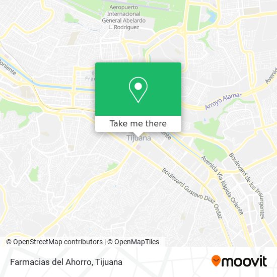 Farmacias del Ahorro map