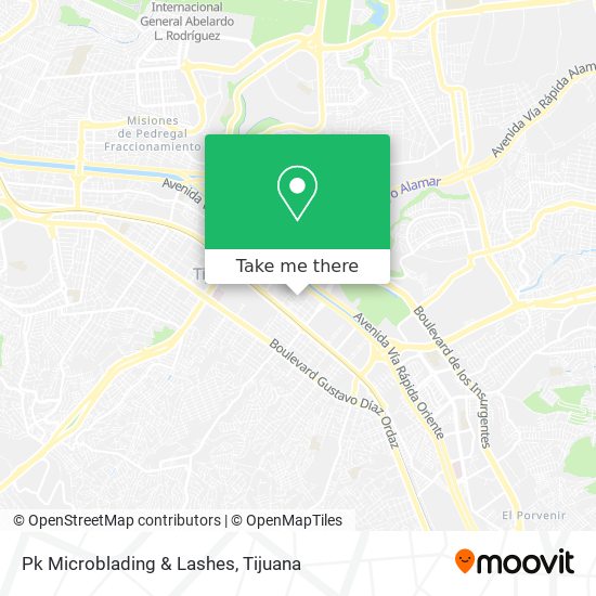 Pk Microblading & Lashes map