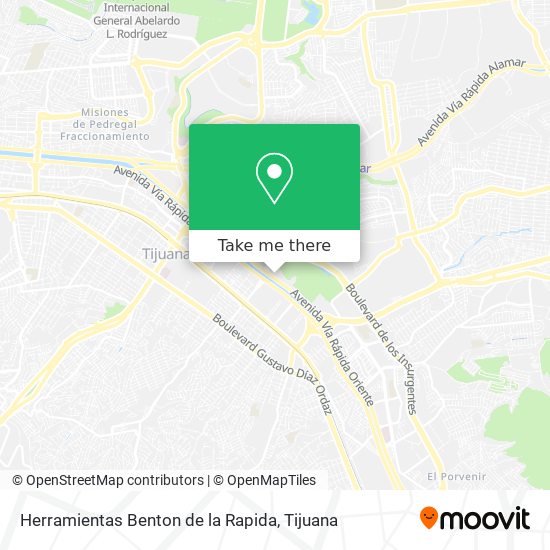 Herramientas Benton de la Rapida map