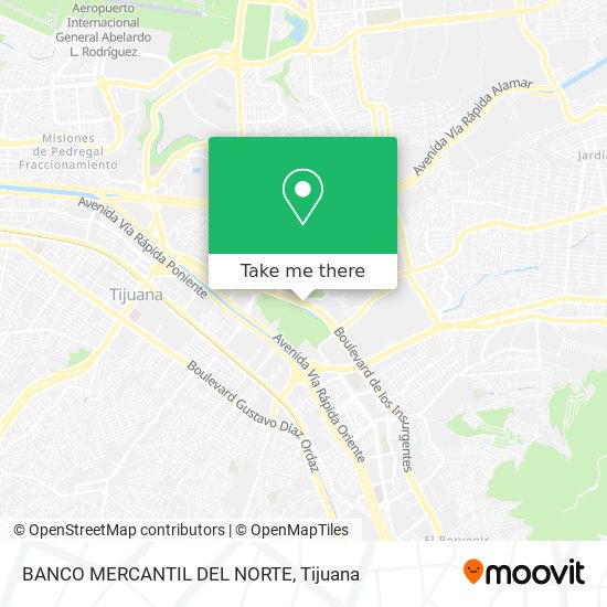 BANCO MERCANTIL DEL NORTE map