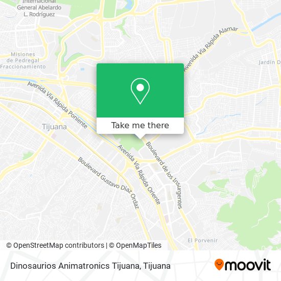 How to get to Dinosaurios Animatronics Tijuana by Bus?