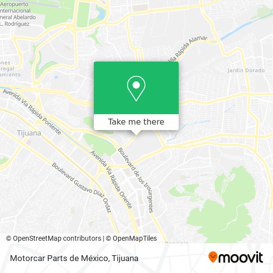 Motorcar Parts de México map