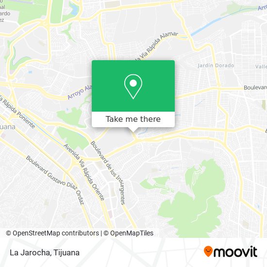 Mapa de La Jarocha