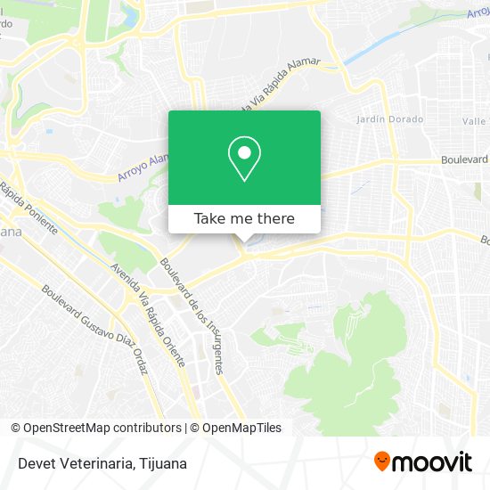 Mapa de Devet Veterinaria
