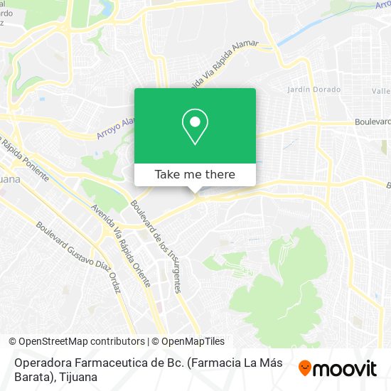 Operadora Farmaceutica de Bc. (Farmacia La Más Barata) map