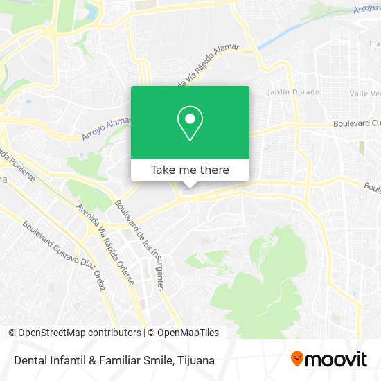 Mapa de Dental Infantil & Familiar Smile