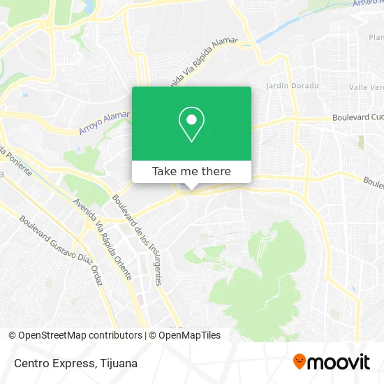 Centro Express map