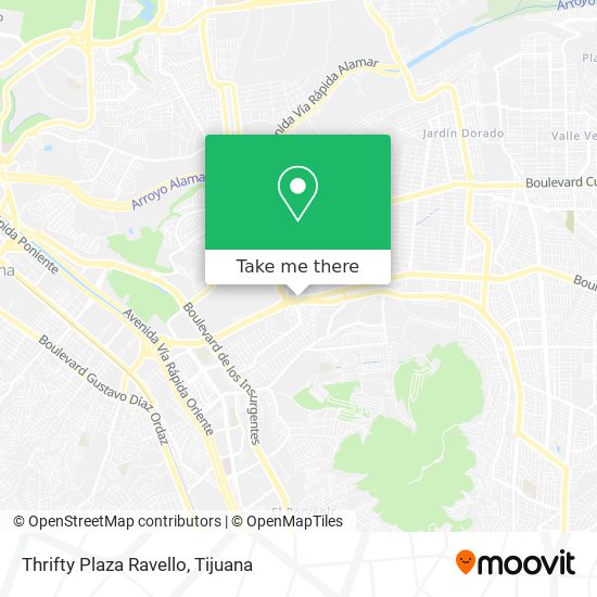 Mapa de Thrifty Plaza Ravello