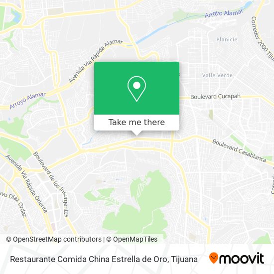 Restaurante Comida China Estrella de Oro map