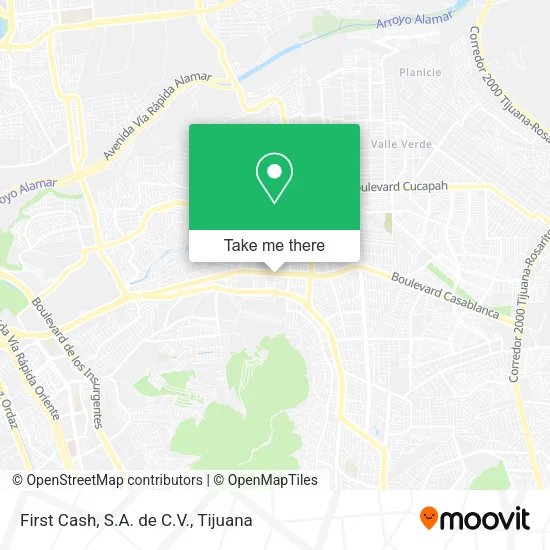 First Cash, S.A. de C.V. map