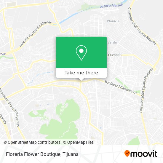 Floreria Flower Boutique map