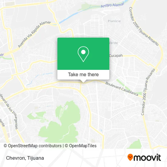 Mapa de Chevron