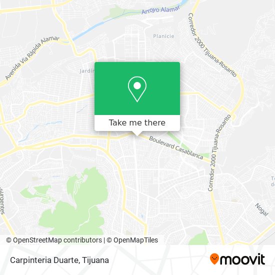 Mapa de Carpinteria Duarte