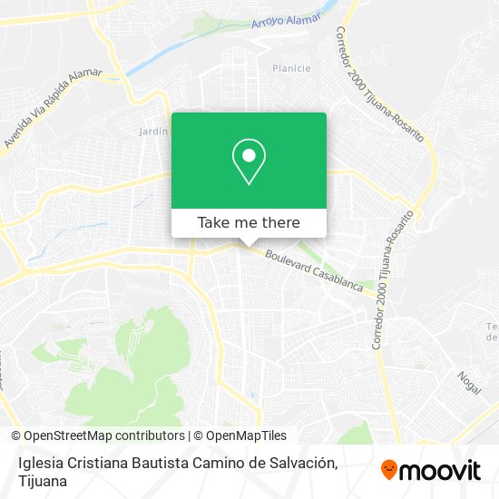 Iglesia Cristiana Bautista Camino de Salvación map