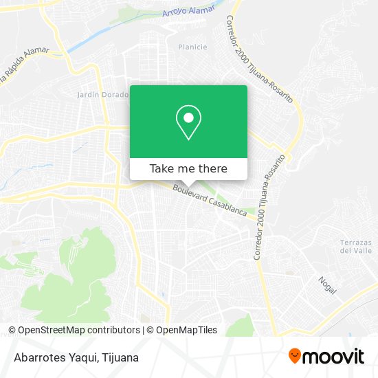 Mapa de Abarrotes Yaqui