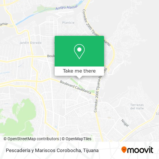 How to get to Pescadería y Mariscos Corobocha in Tijuana by Bus?