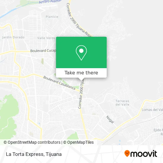 La Torta Express map