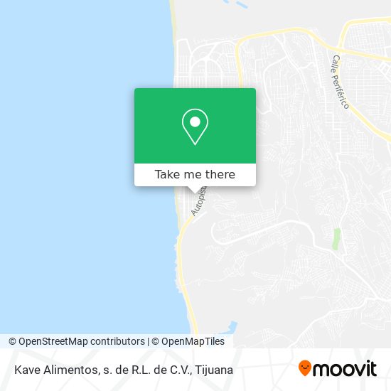 Kave Alimentos, s. de R.L. de C.V. map