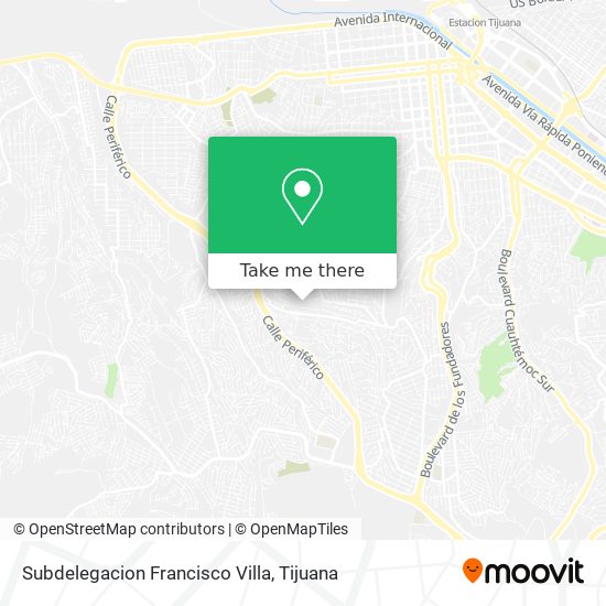 Mapa de Subdelegacion Francisco Villa