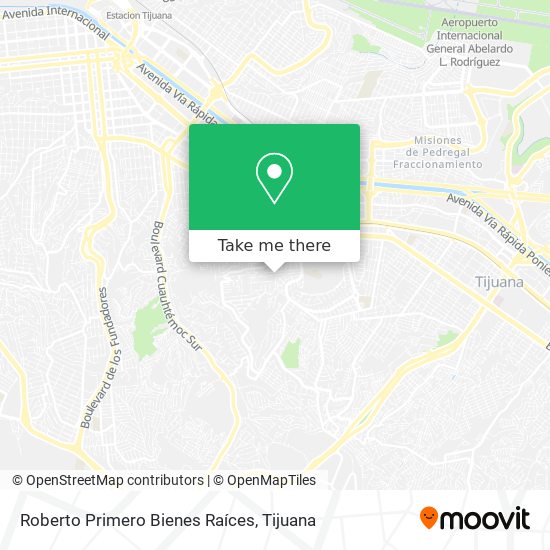 Roberto Primero Bienes Raíces map