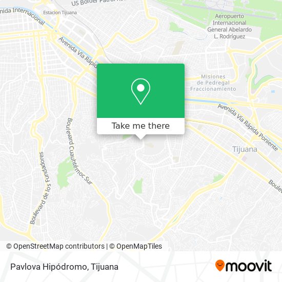 Pavlova Hipódromo map