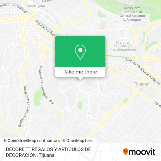 DECORETT REGALOS Y ARTICULOS DE DECORACION map