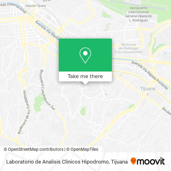 Laboratorio de Analisis Clinicos Hipodromo map