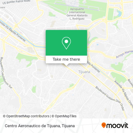 Centro Aeronautico de Tijuana map