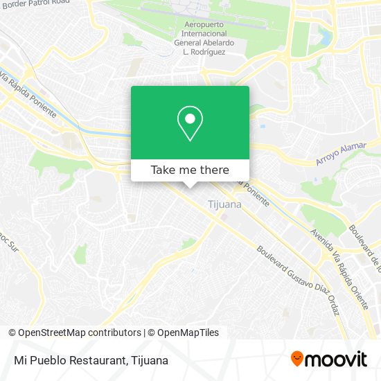 Mi Pueblo Restaurant map