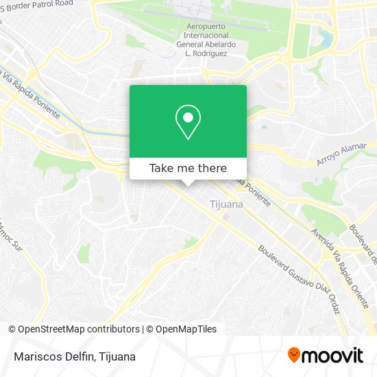 Mapa de Mariscos Delfin