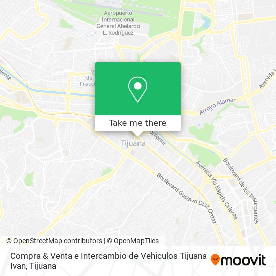 Compra & Venta e Intercambio de Vehiculos Tijuana Ivan map