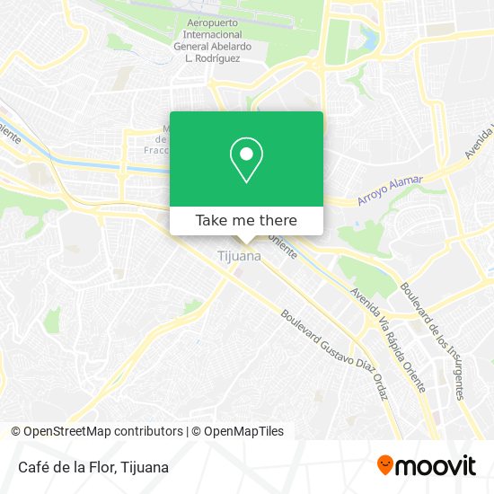 Mapa de Café de la Flor