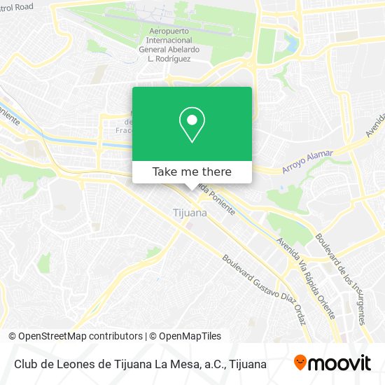 Club de Leones de Tijuana La Mesa, a.C. map
