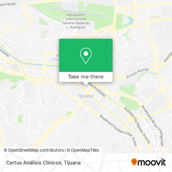 Certus Análisis Clínicos map