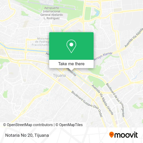 Notaria No 20 map