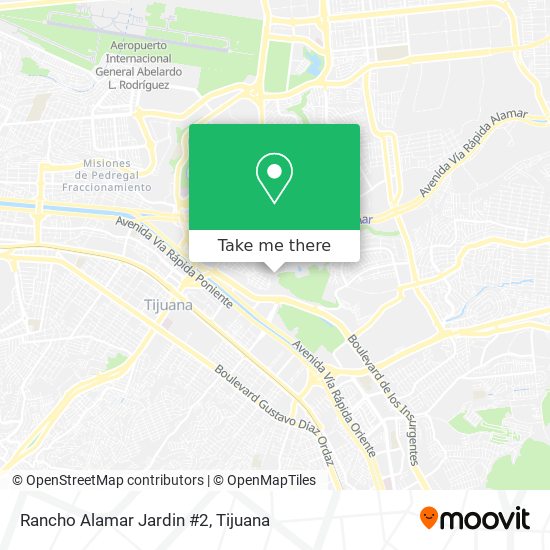 Rancho Alamar Jardin #2 map