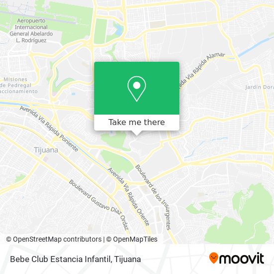 Mapa de Bebe Club Estancia Infantil