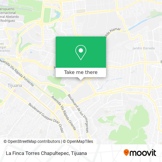 La Finca Torres Chapultepec map