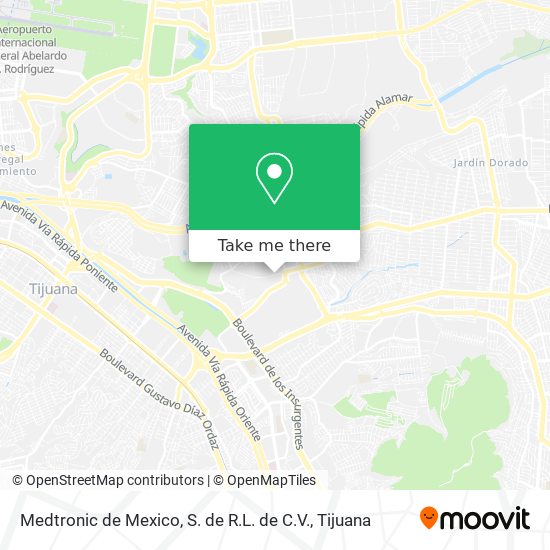 Medtronic de Mexico, S. de R.L. de C.V. map