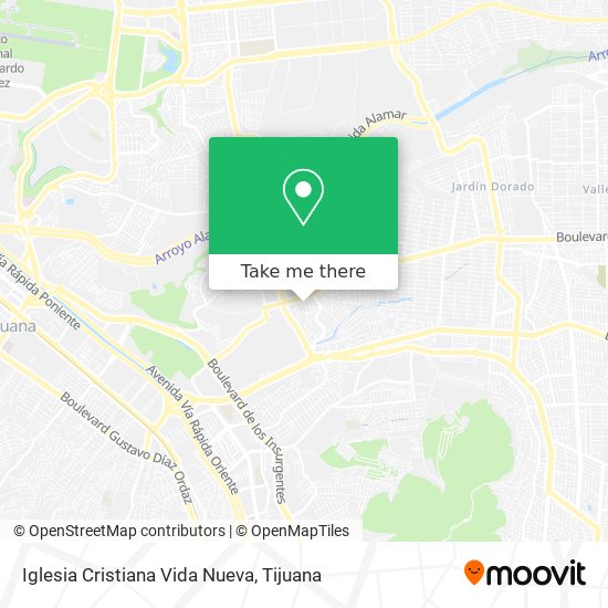 Iglesia Cristiana Vida Nueva map