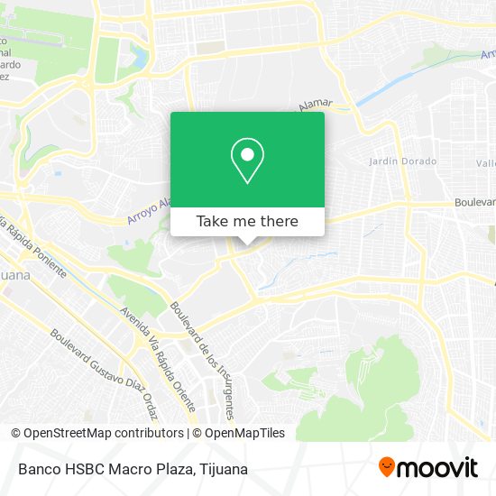 Banco HSBC Macro Plaza map