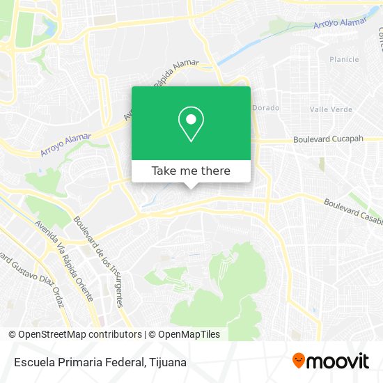 Mapa de Escuela Primaria Federal